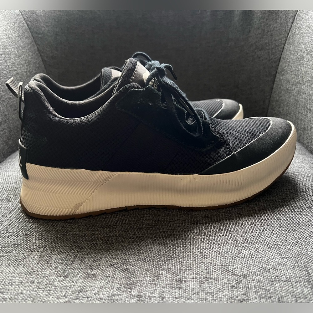 Sorel Black and White Women's Sneakers